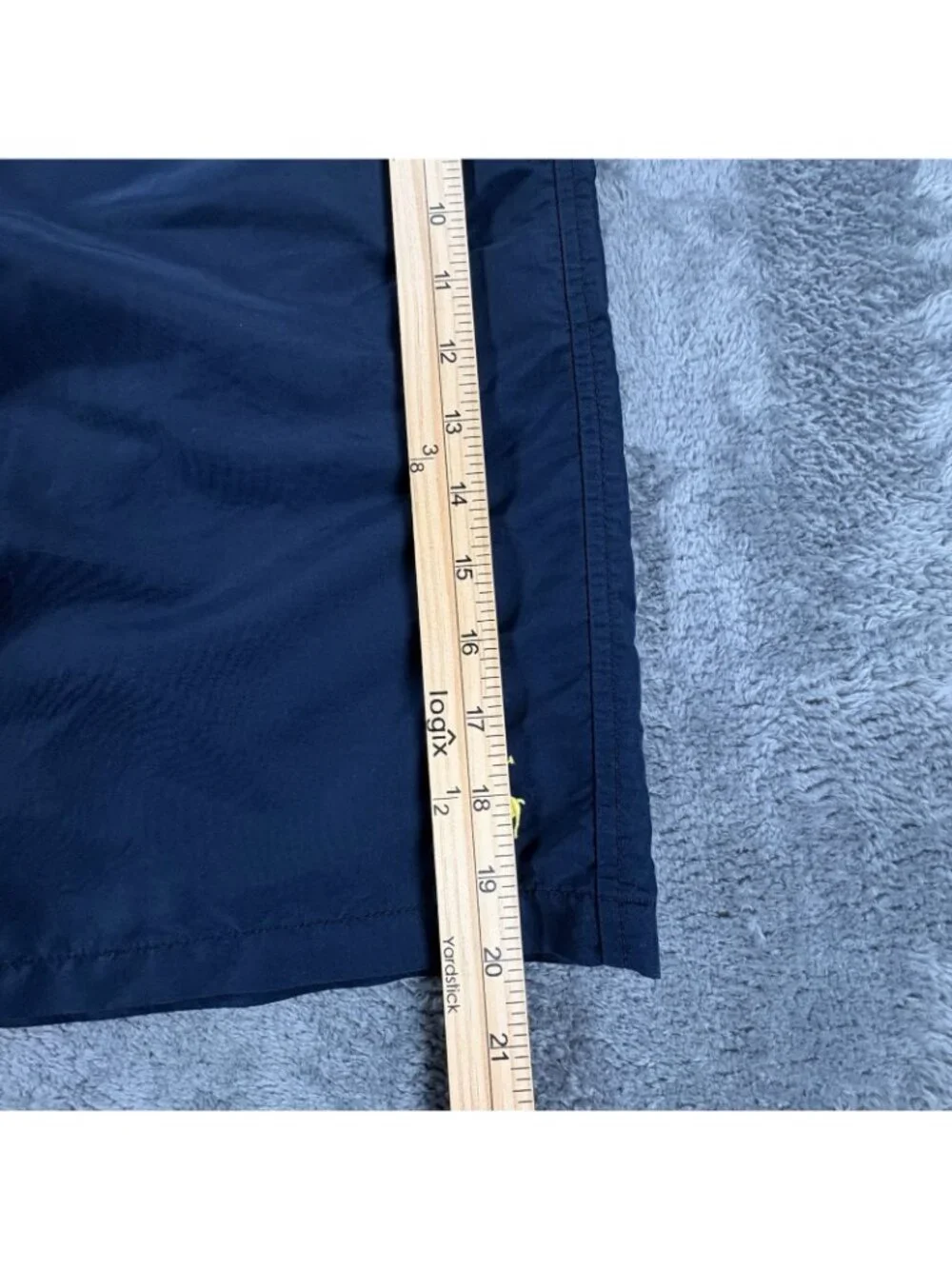 Polo Ralph Lauren Mens 3XB Navy Yellow Swim Trunks Big Tall Lined Shorts NWOT